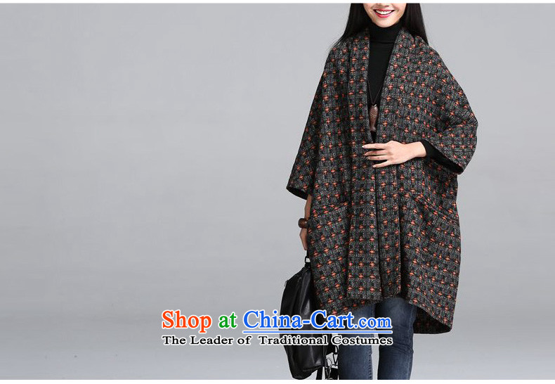  2015 Autumn and winter clothing and equipment of arts in gross? jacket long loose larger bat sleeves a wool coat shawl COAT 1132 suit L picture, prices, brand platters! The elections are supplied in the national character of distribution, so action, buy now enjoy more preferential! As soon as possible.