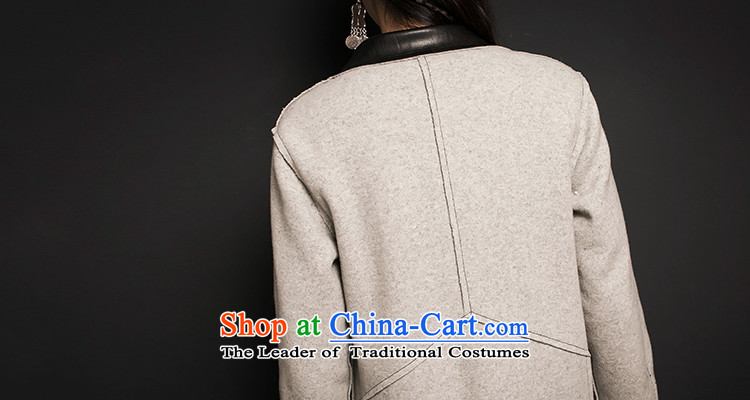 7 2015 New winter Princess Returning Pearl PU stitching 9 cuff gross? S pictures, gray coat price, brand platters! The elections are supplied in the national character of distribution, so action, buy now enjoy more preferential! As soon as possible.
