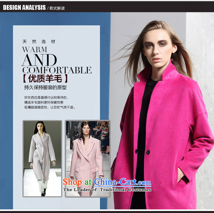 2015 winter Princess Hsichih maxchic simple western botanists balangjie-small lapel fashion, long wool coat jacket 21402? The Red S picture, prices, brand platters! The elections are supplied in the national character of distribution, so action, buy now enjoy more preferential! As soon as possible.