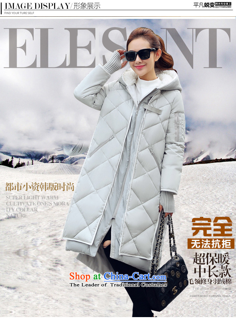 The DORIS 2015 winter new Korean thick long cotton coat large cap gross deerskin lint-free stitching Sau San overcoat 808 gray M picture, prices, brand platters! The elections are supplied in the national character of distribution, so action, buy now enjoy more preferential! As soon as possible.