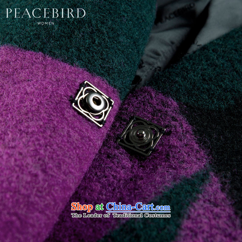 Women Peacebird 2015 winter clothing new products (CIS-coats A1AA44339 calluses as purple ornate S PEACEBIRD shopping on the Internet has been pressed.