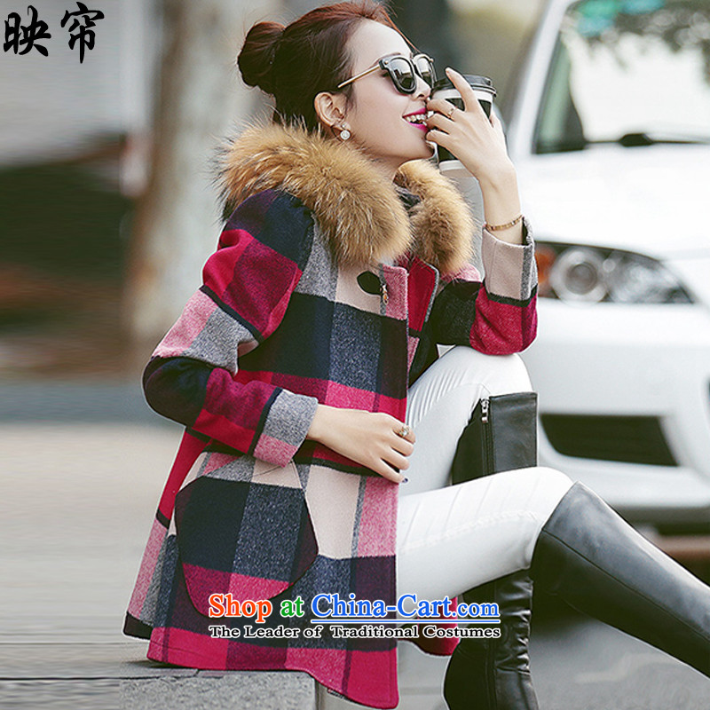 Image curtain fall and winter 2015 for women in the new long block Gross Gross for female y1518# coats pictures? color image curtain.... XL, online shopping