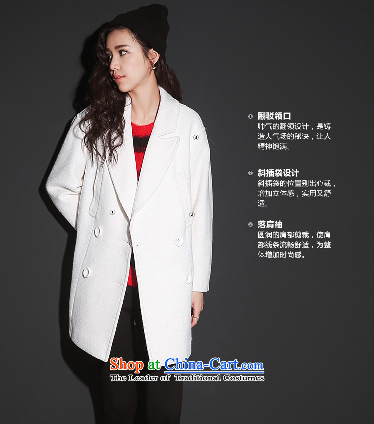 (Non-dual- 7 December 2015 Princess Returning Pearl new double-jacket coat gross? White  M picture, prices, brand platters! The elections are supplied in the national character of distribution, so action, buy now enjoy more preferential! As soon as possible.