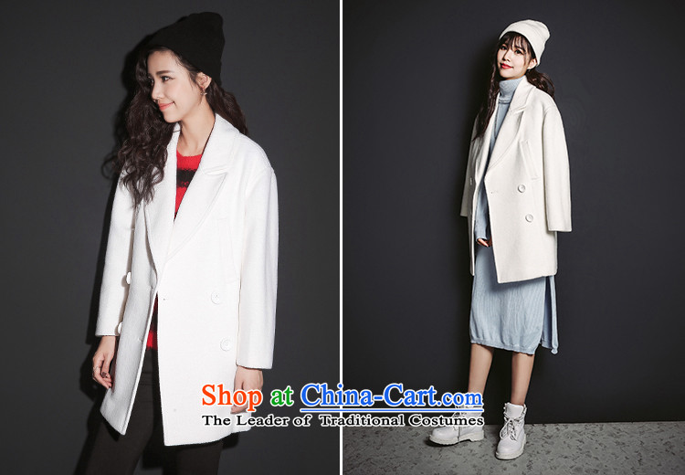(Non-dual- 7 December 2015 Princess Returning Pearl new double-jacket coat gross? White  M picture, prices, brand platters! The elections are supplied in the national character of distribution, so action, buy now enjoy more preferential! As soon as possible.