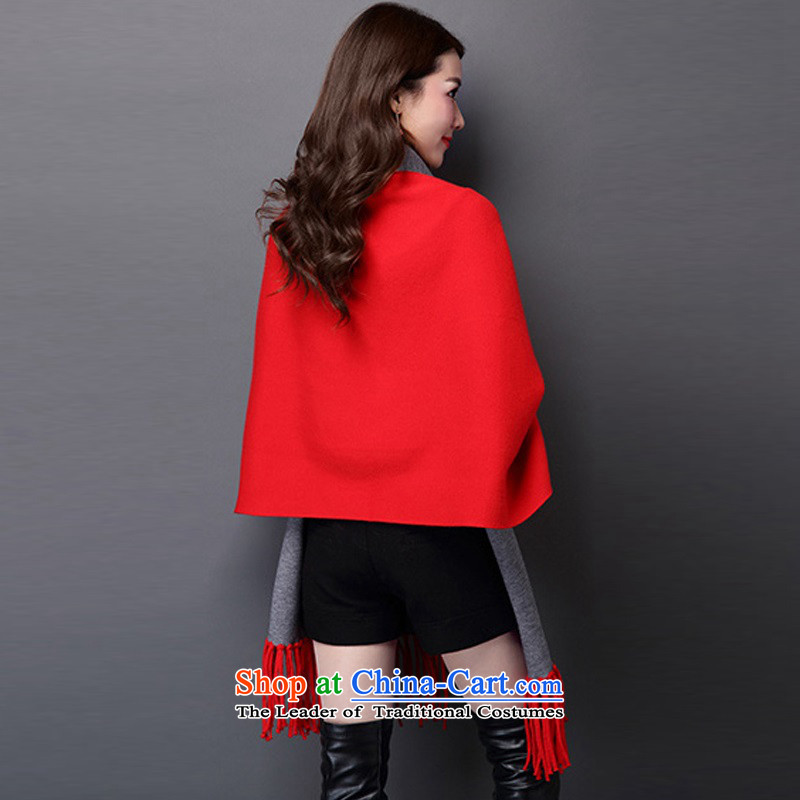 The former Yugoslavia Yi goods COAT 2015 Korean women's new stylish Korean Solid Color cloak shawl jacket A487 rocketed to pre-sale on 10 December of the shipment are code, Yugoslavia Yi goods shopping on the Internet has been pressed.