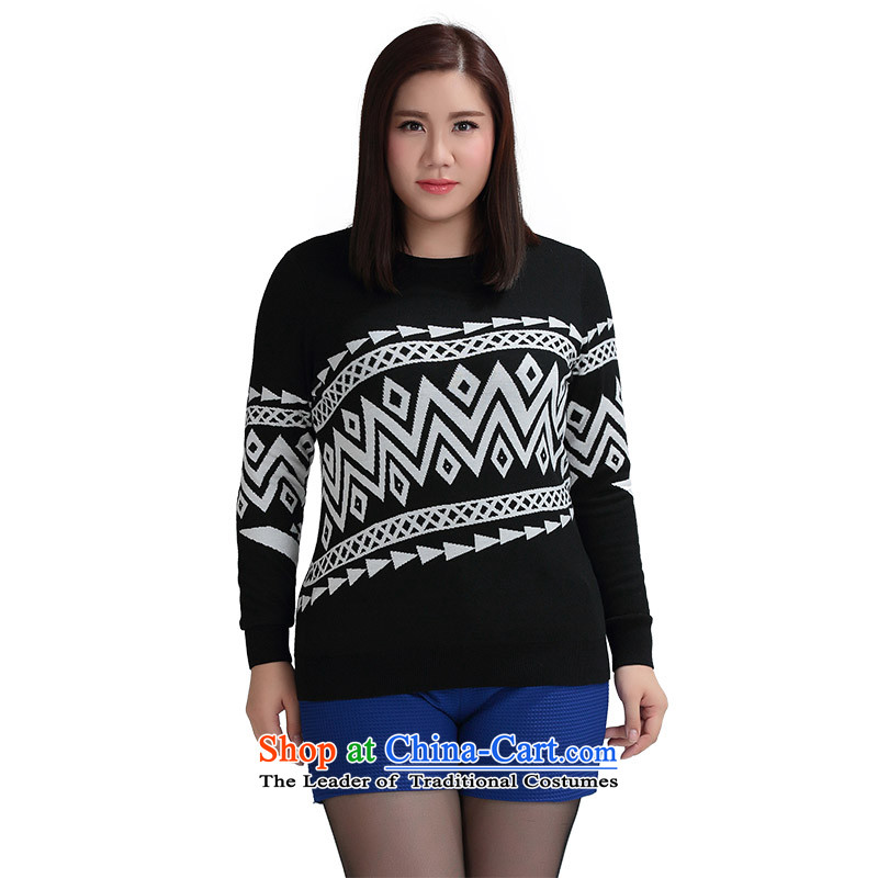The former Yugoslavia Li Sau 2015 Fall/Winter Collections new larger female sweater female geometry knocked color jacquard kit and sweaters 061 SV III black 4XL, Yugoslavia Li Sau-shopping on the Internet has been pressed.