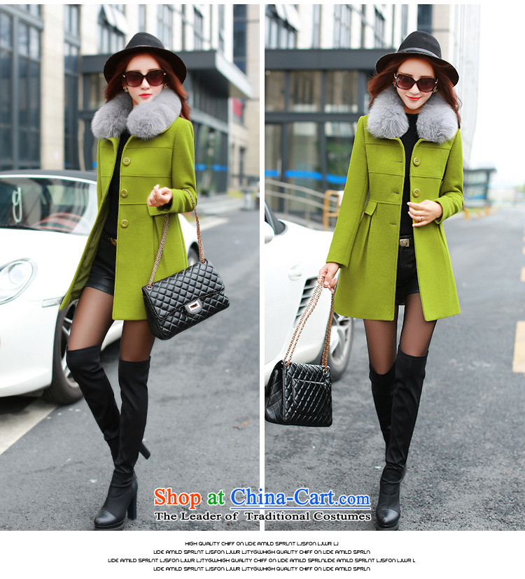 Weiwei Chan Pin autumn and winter new gross girls jacket? long hair a wool coat Korean Sau San han bum thin video women decreased from 8,135 leather toner decreased from 8,135 XL Photo, prices, brand platters! The elections are supplied in the national character of distribution, so action, buy now enjoy more preferential! As soon as possible.