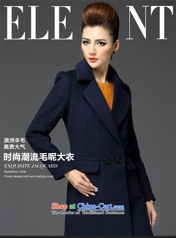 Meath Yang original Mona Lisa also long-sleeved new winter 2015 dual row is long hair? female blue jacket for the pre-sale of 5 December S picture, prices, brand platters! The elections are supplied in the national character of distribution, so action, buy now enjoy more preferential! As soon as possible.