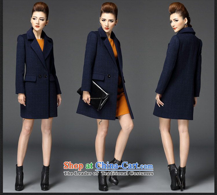 Meath Yang original Mona Lisa also long-sleeved new winter 2015 dual row is long hair? female blue jacket for the pre-sale of 5 December S picture, prices, brand platters! The elections are supplied in the national character of distribution, so action, buy now enjoy more preferential! As soon as possible.