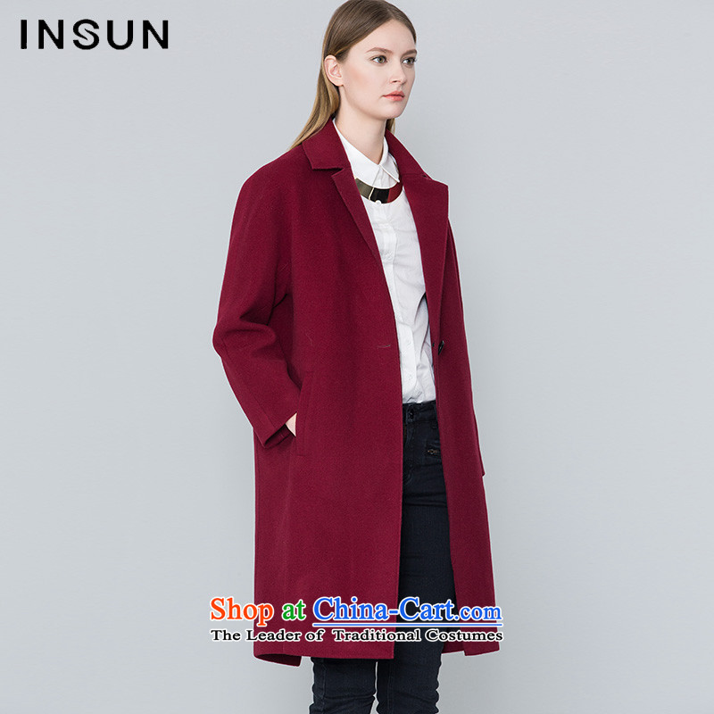 The Advisory Committee's winter 2015 INSUN new products in wine red fashion business long coats of $ 95680153? female jacket wine red 38, Yan advisory has been pressed shopping on the Internet