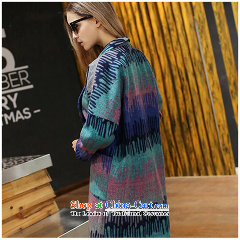 Song Tao Large Western women autumn and winter new expertise in mm colored graphics thin long hair jacket coat c2162? 5XL 180-200 about Song Tao , , , wheelchair accessible online shopping
