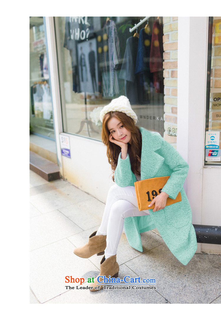 Yuen, 2015 Winter New Women Korean fashion sense of the thick solid color in the lint-free long larger gross coats NRJ7145 Sau San? picture color M brand, prices, picture platters! The elections are supplied in the national character of distribution, so action, buy now enjoy more preferential! As soon as possible.
