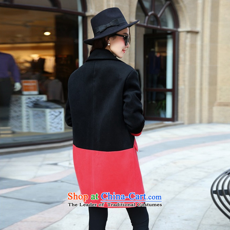 Ms Rebecca Pun, the Reine 2015 winter clothing new women in Korean long jacket, Sau San? female 9837A gross coats watermelon red XL, Ms Rebecca Pun, the Reine , , , shopping on the Internet