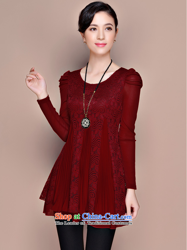 Yuan slot in the 2015 winter clothing new Korean version of large numbers of ladies Foutune of thin lace plus video lint-free in the thick long warm forming the dresses YD690 4XL Photo Black, prices, brand platters! The elections are supplied in the national character of distribution, so action, buy now enjoy more preferential! As soon as possible.