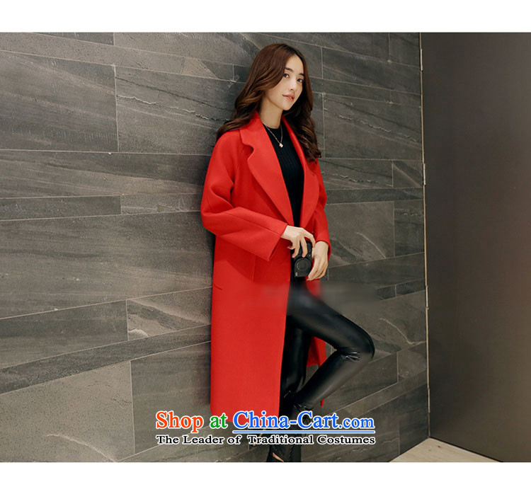 Sin has new winter 2015 stylish look of Sau San video thin warm relaxd trend in long lapel Korean female red cloak gross? M picture, prices, brand platters! The elections are supplied in the national character of distribution, so action, buy now enjoy more preferential! As soon as possible.