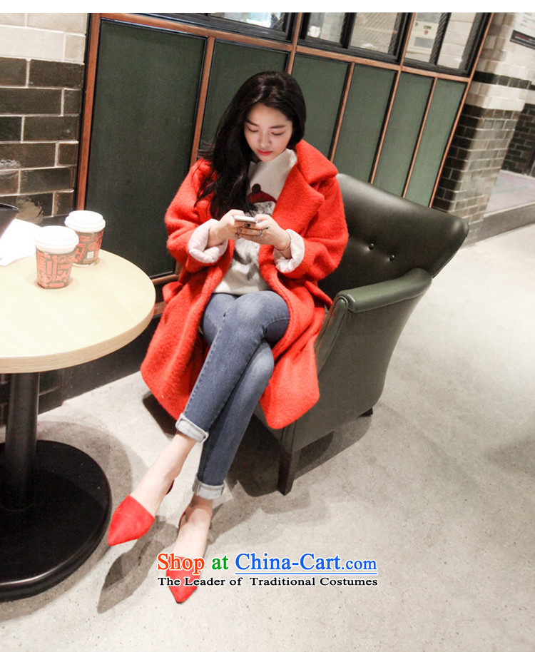 Jane can also fall and winter 2015 new coats female Korea gross? Edition long red jacket W88 a large red S picture, prices, brand platters! The elections are supplied in the national character of distribution, so action, buy now enjoy more preferential! As soon as possible.