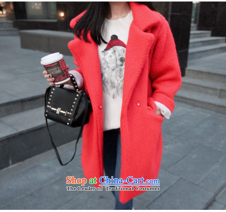 Jane can also fall and winter 2015 new coats female Korea gross? Edition long red jacket W88 a large red S picture, prices, brand platters! The elections are supplied in the national character of distribution, so action, buy now enjoy more preferential! As soon as possible.