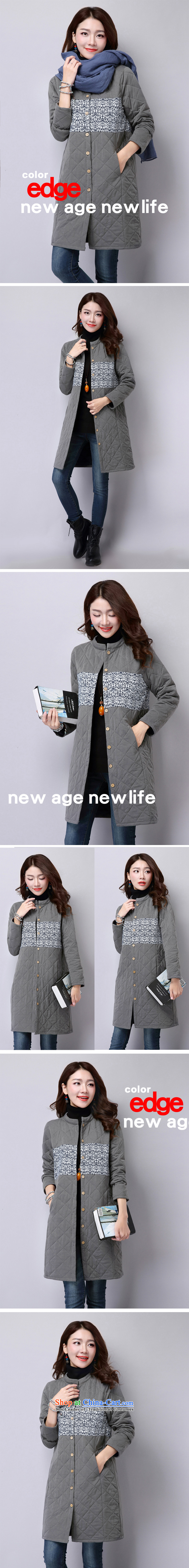 2015 Autumn and Winter Korea MEISUDI version of large numbers of ladies arts van ethnic thick warm relaxd graphics thin wild in long jacket coat navy XL Photo, prices, brand platters! The elections are supplied in the national character of distribution, so action, buy now enjoy more preferential! As soon as possible.