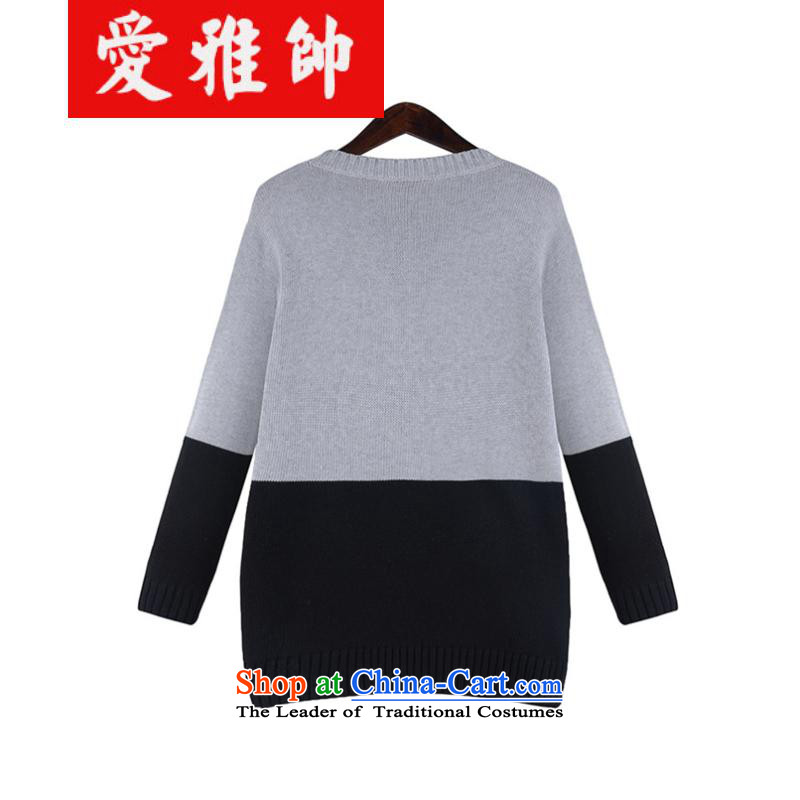 Love Nga Shuai thick sister Large Suite 2015 Fall/Winter Collections new expertise and large western MM ear woolen pullover + bon bon skirt Kit 669 sweater with black skirt 4XL recommended weight, love, 160-180 (aiyashuai Shuai) , , , shopping on the Inte