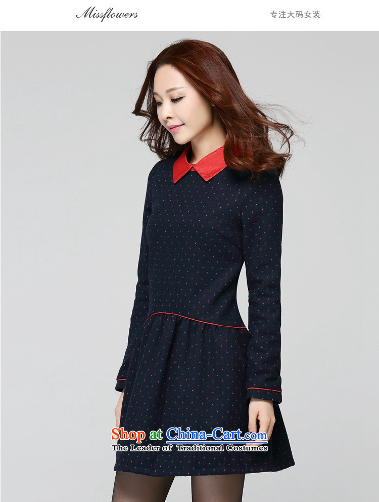 C.o.d. XL 2015 New Fall/Winter Collections Preppy thick sister wave point video thin a long-sleeved baby for a field so gross dresses to dark blue 4XL approximately around 170-190 microseconds catty picture, prices, brand platters! The elections are supplied in the national character of distribution, so action, buy now enjoy more preferential! As soon as possible.