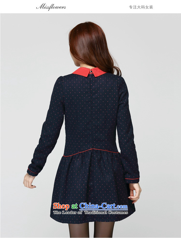 C.o.d. XL 2015 New Fall/Winter Collections Preppy thick sister wave point video thin a long-sleeved baby for a field so gross dresses to dark blue 4XL approximately around 170-190 microseconds catty picture, prices, brand platters! The elections are supplied in the national character of distribution, so action, buy now enjoy more preferential! As soon as possible.