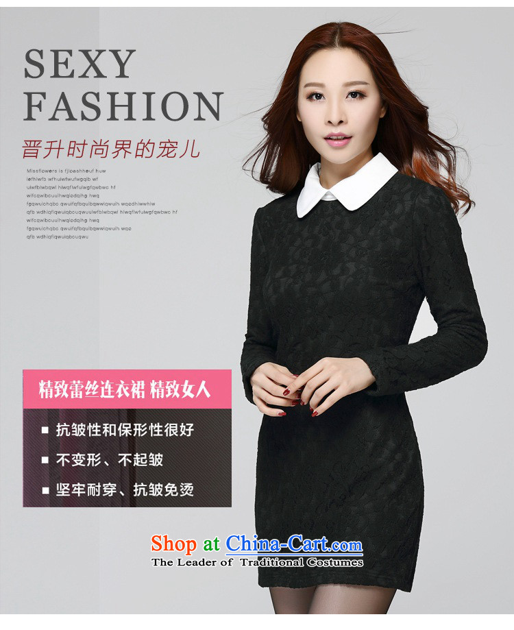 Payment on delivery to female new Korean skirt video large thin lace knocked color for long, doll plus lint-free, forming the thick dresses and black skirt Sau San package 4XL approximately around 170-190 microseconds catty picture, prices, brand platters! The elections are supplied in the national character of distribution, so action, buy now enjoy more preferential! As soon as possible.