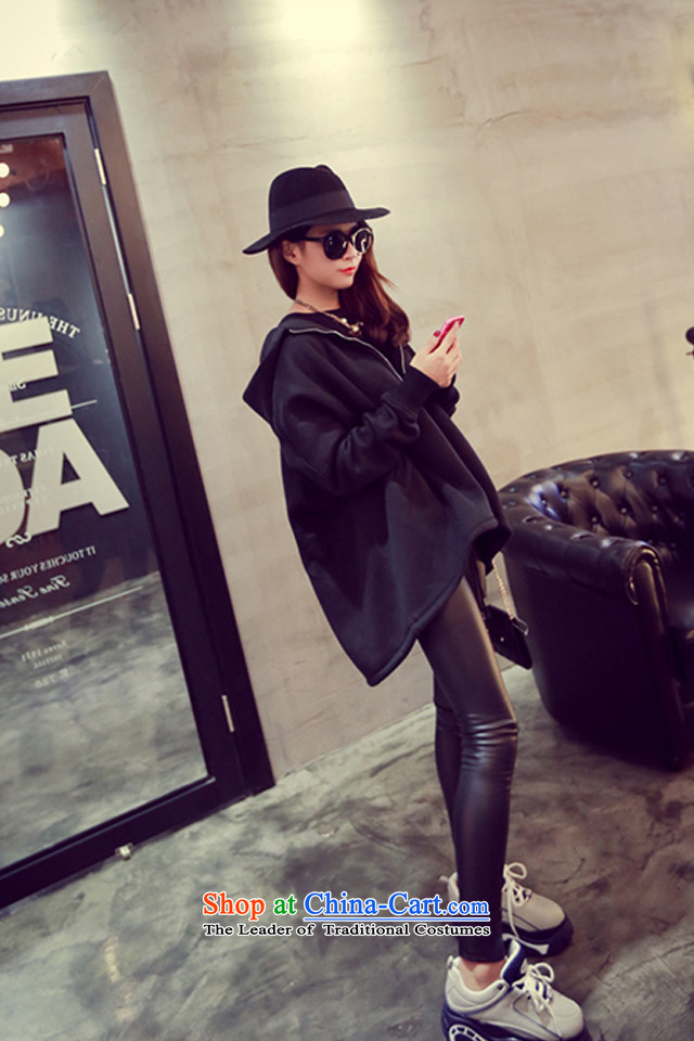 Five Rams City larger autumn and winter coats 2015 new plus loose cap reinforcement lint-free hair? jacket thick sister leisure loose coat 260 Black XXL recommendations about pictures, Usually it will price, brand platters! The elections are supplied in the national character of distribution, so action, buy now enjoy more preferential! As soon as possible.