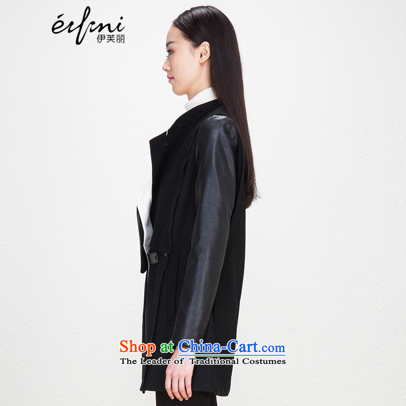 The elections as soon as possible of the Shang Xin Li 2015 winter clothing new Korean version of large roll collar in long coats)?? jacket coat female gross 6481237007 Black S, Evelyn eifini lai () , , , shopping on the Internet