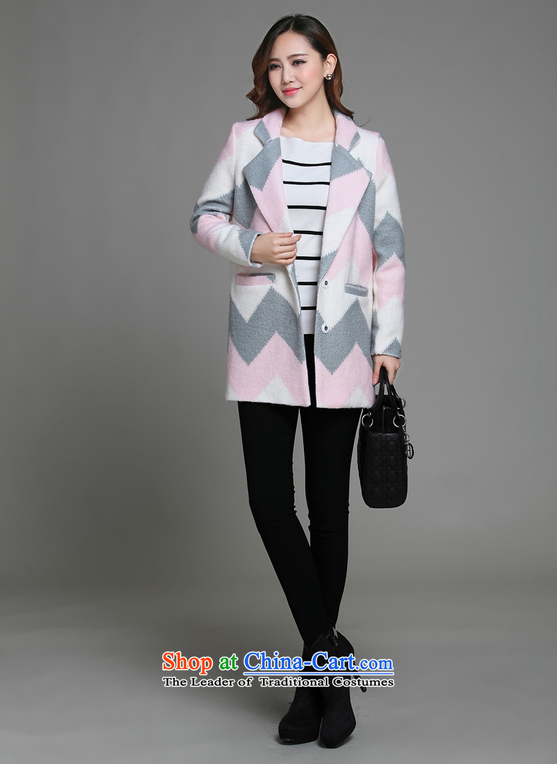 Shanghai Story of gross? long coats female COAT 2015 Winter Western Wind fashion, Sau San long hair? coats windbreaker pink L picture, prices, brand platters! The elections are supplied in the national character of distribution, so action, buy now enjoy more preferential! As soon as possible.