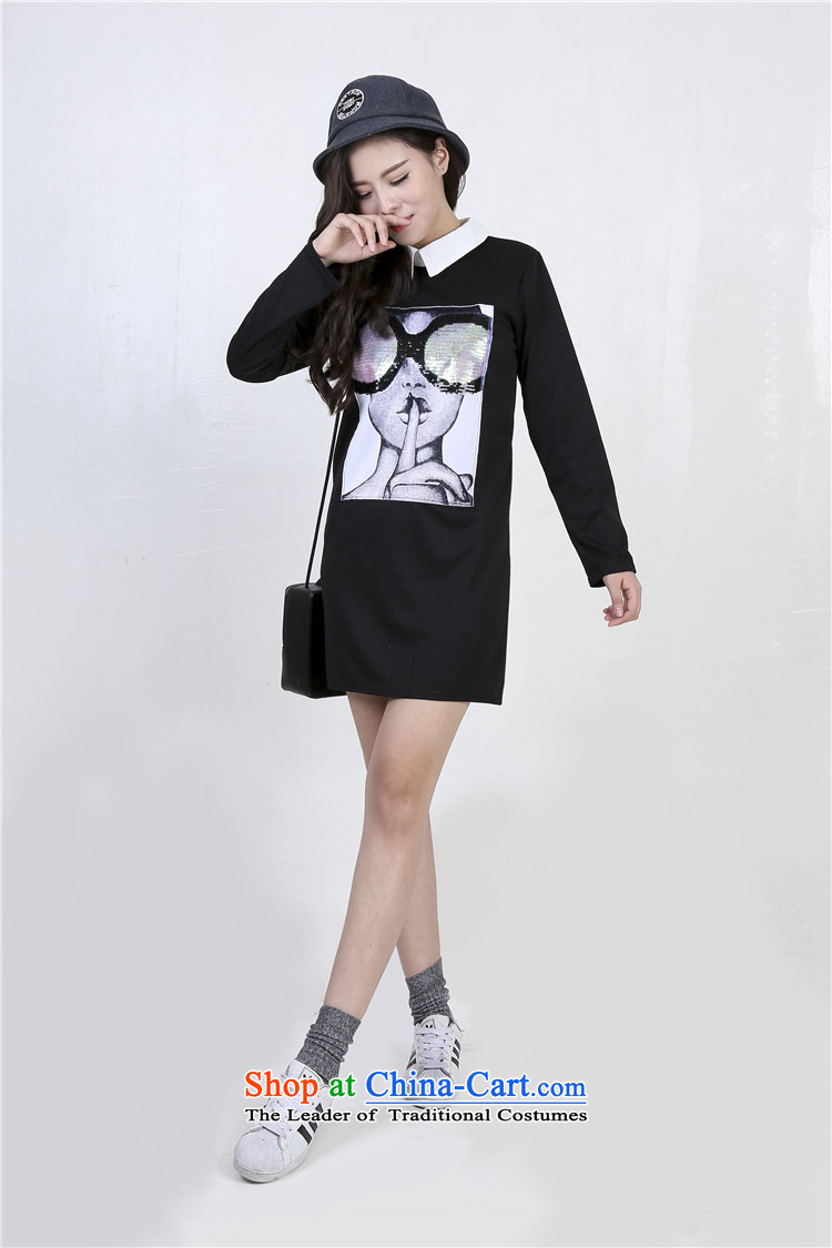 Thousands of autumn and winter fruit Korean new on-chip to stamp forming the Netherlands xl women in long shirts thick MM ultra-thin video Sau San dresses 6269 color picture pictures, prices, 3XL brand platters! The elections are supplied in the national character of distribution, so action, buy now enjoy more preferential! As soon as possible.