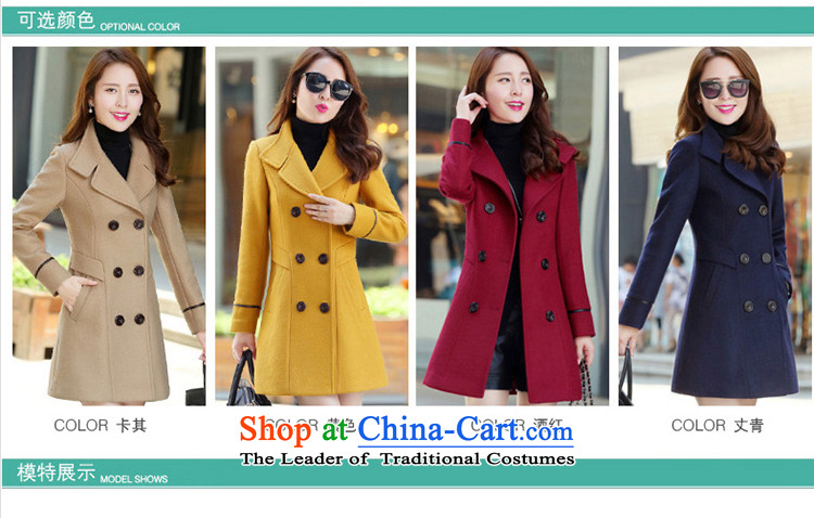 8Pak 2015 winter clothing New Women Korean fashion thick hair girl in the jacket? Long Sau San video thin double-wool coat? khaki M picture, prices, brand platters! The elections are supplied in the national character of distribution, so action, buy now enjoy more preferential! As soon as possible.
