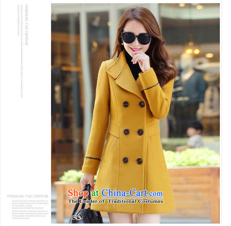 8Pak 2015 winter clothing new women's stylish thick hair? jacket yellow L picture, prices, brand platters! The elections are supplied in the national character of distribution, so action, buy now enjoy more preferential! As soon as possible.