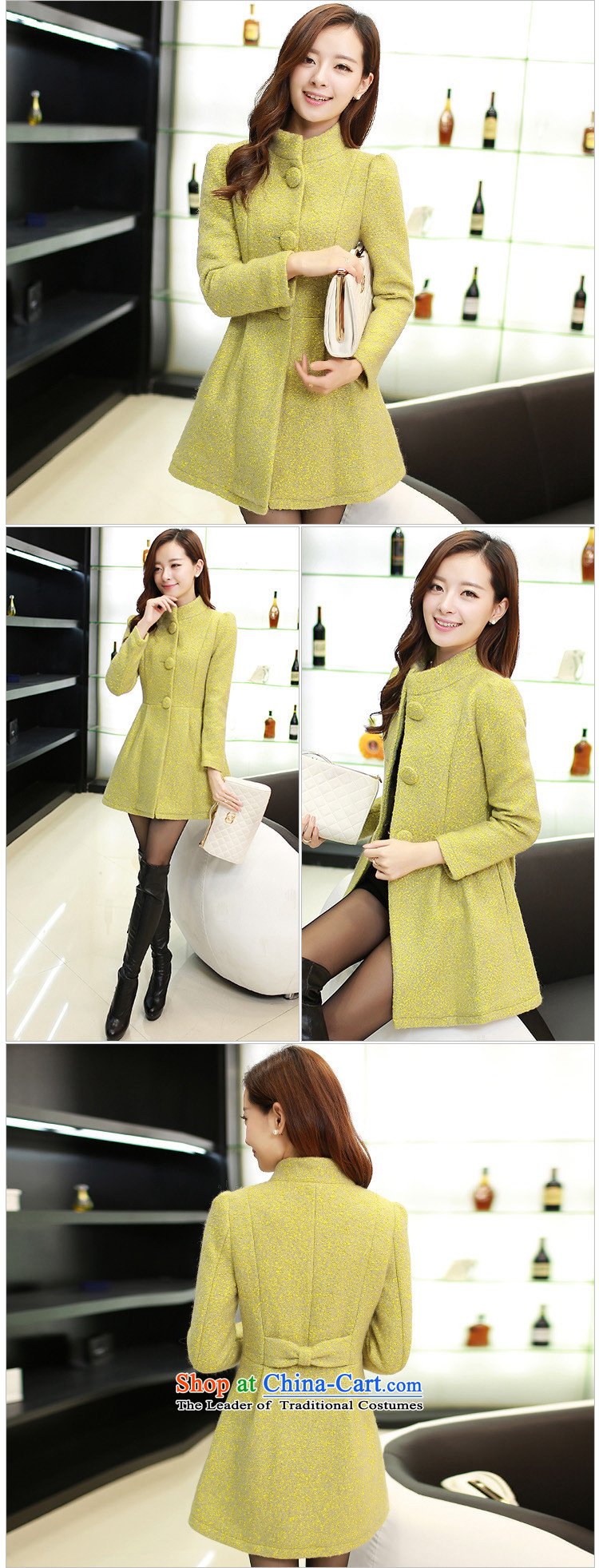 Korea has Golden Harvest autumn and winter 2015 Selina Chow New Women Korean female Korean coats wool? 