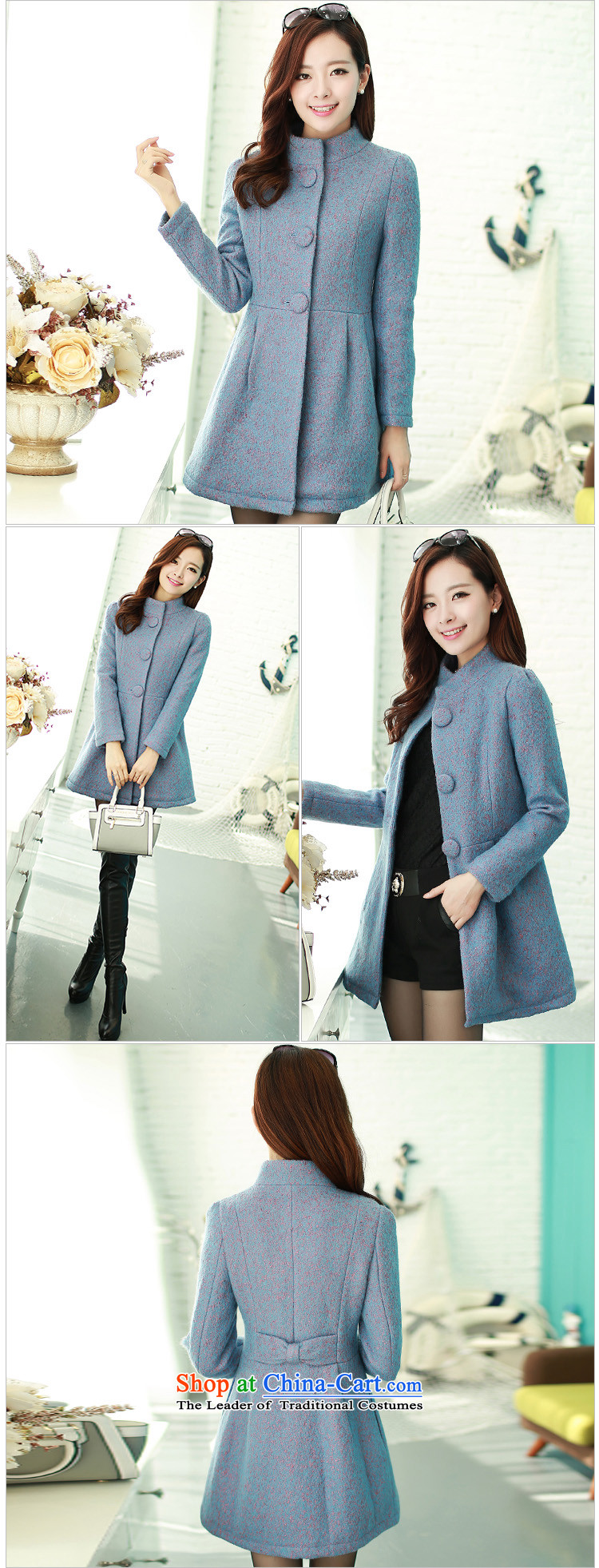 Korea has Golden Harvest autumn and winter 2015 Selina Chow New Women Korean female Korean coats wool? 