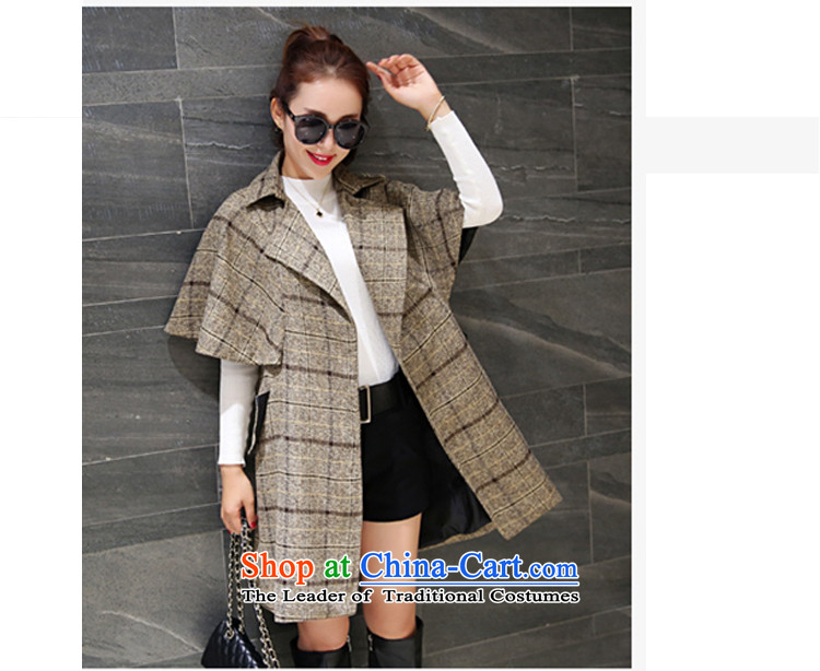 Sin has new winter 2015 stylish temperament video thin Korea Sau San edition in warm longer tether cloak? coats female pale gross grid     M pictures, prices, brand platters! The elections are supplied in the national character of distribution, so action, buy now enjoy more preferential! As soon as possible.