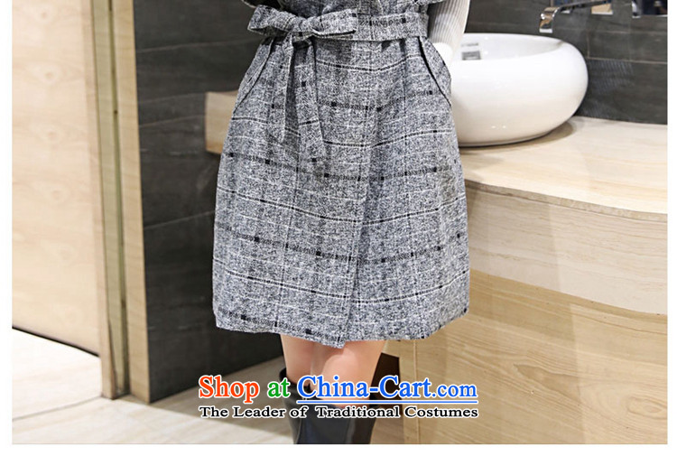 Sin has new winter 2015 stylish temperament video thin Korea Sau San edition in warm longer tether cloak? coats female pale gross grid     M pictures, prices, brand platters! The elections are supplied in the national character of distribution, so action, buy now enjoy more preferential! As soon as possible.