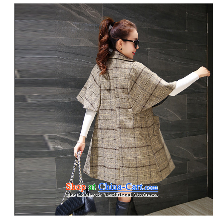 Sin has new winter 2015 stylish temperament video thin Korea Sau San edition in warm longer tether cloak? coats female pale gross grid     M pictures, prices, brand platters! The elections are supplied in the national character of distribution, so action, buy now enjoy more preferential! As soon as possible.