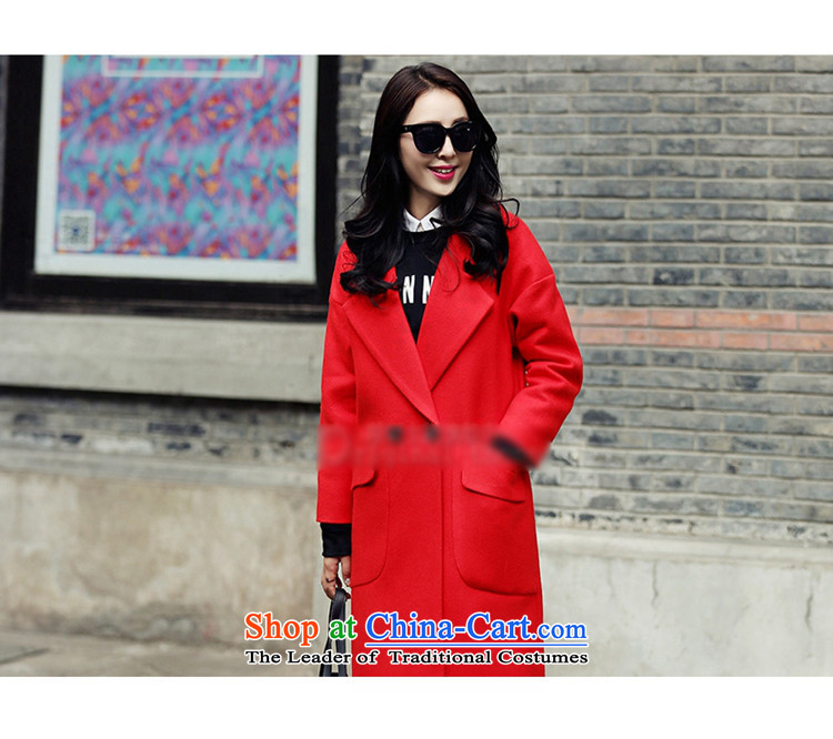 Sin has 2015 gross? new products in the autumn and winter long a wool coat video thin thick Korean jacket RED M Gross? Picture, prices, brand platters! The elections are supplied in the national character of distribution, so action, buy now enjoy more preferential! As soon as possible.