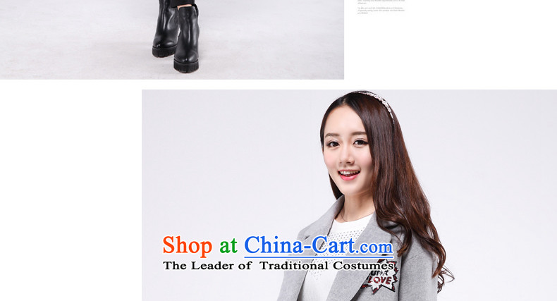 Flower to 2015 winter clothing new collision color stitching a wool coat girl-jacket is caught gross 30VD73680 Gray Pink M picture puzzle, prices, brand platters! The elections are supplied in the national character of distribution, so action, buy now enjoy more preferential! As soon as possible.
