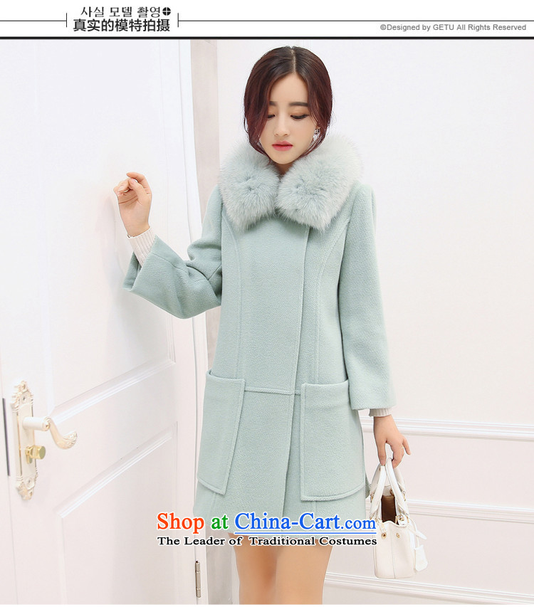 Yi Wu 2015 winter clothing new Korean girl in gross? jacket long Sau San Fox Nagymaros collar cashmere a wool coat female Y532 picture color pictures, prices, XL brand platters! The elections are supplied in the national character of distribution, so action, buy now enjoy more preferential! As soon as possible.