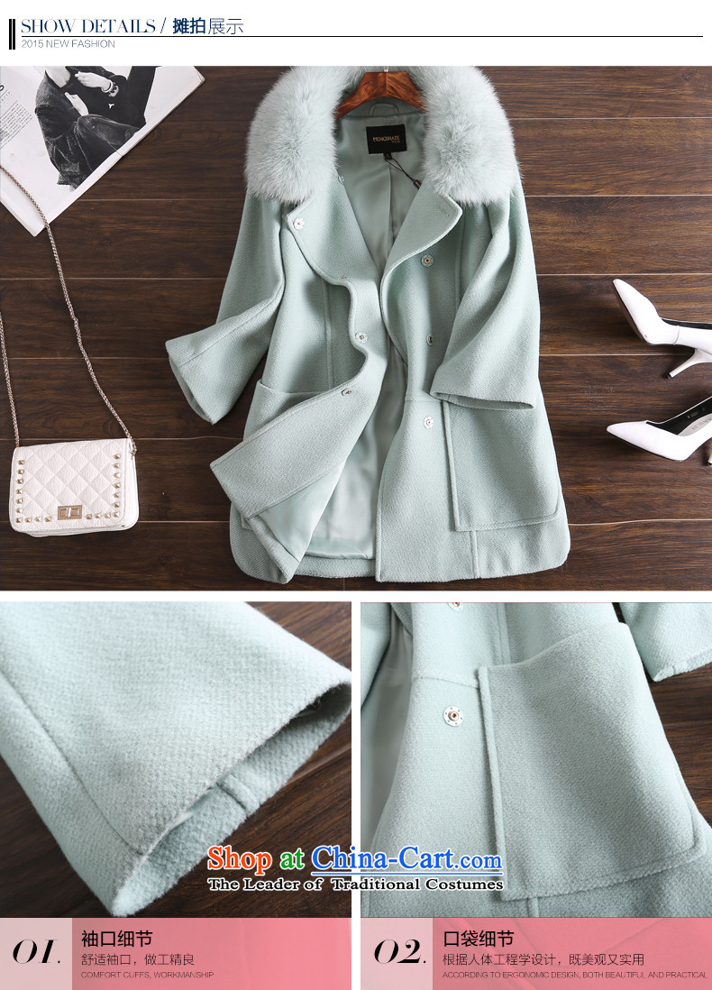 Yi Wu 2015 winter clothing new Korean girl in gross? jacket long Sau San Fox Nagymaros collar cashmere a wool coat female Y532 picture color pictures, prices, XL brand platters! The elections are supplied in the national character of distribution, so action, buy now enjoy more preferential! As soon as possible.