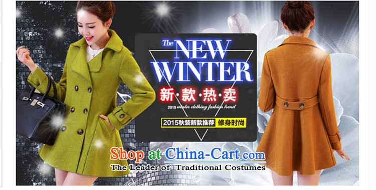 8Pak 2015 gross female autumn and winter coats? new women's large in long-sleeved cloak long thick a female Korean Jacket coat and color lapel S picture, prices, brand platters! The elections are supplied in the national character of distribution, so action, buy now enjoy more preferential! As soon as possible.