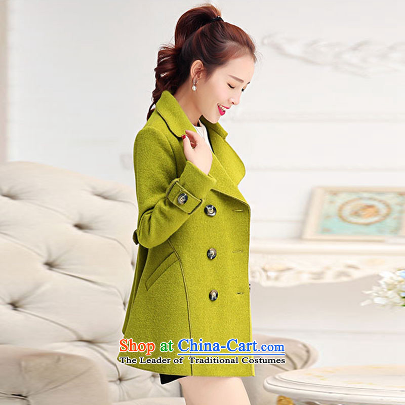 Land intended for autumn and winter 2015 new Korean large relaxd a reverse collar double-jacket coat? female gross light blue L picture, prices, brand platters! The elections are supplied in the national character of distribution, so action, buy now enjoy more preferential! As soon as possible.