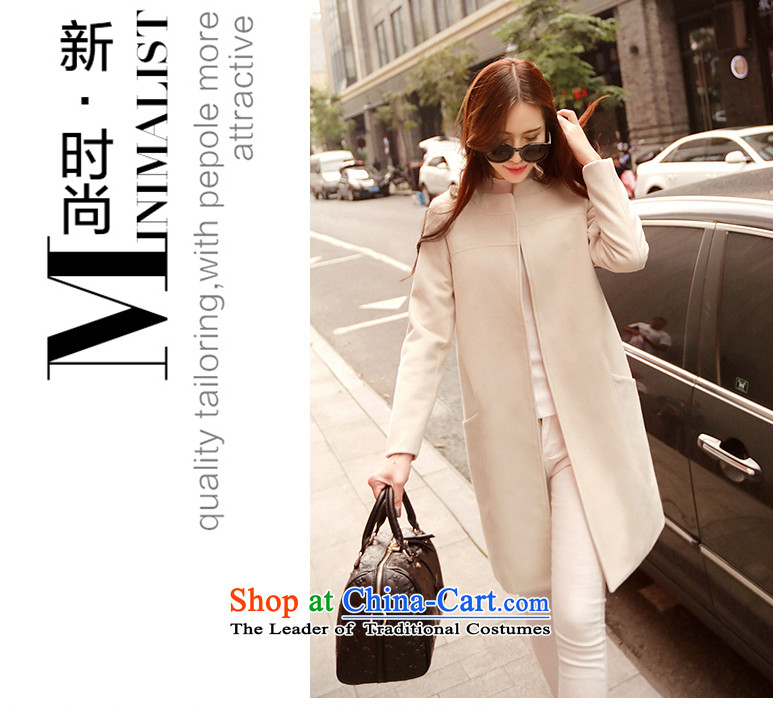 Overnight snow fur coats that Addis Ababa female new 2015 Fall/Winter Collections in the Korean long hair Sau San? coats and stylish girl woolen coat female m White XL Photo, prices, brand platters! The elections are supplied in the national character of distribution, so action, buy now enjoy more preferential! As soon as possible.