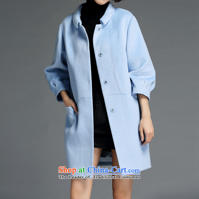 Zk Western women 2015 Fall/Winter Collections New 7 cuff gross foreign women in sleeve? Long Sau San dolls for a wool coat green M,zk,,, shopping on the Internet