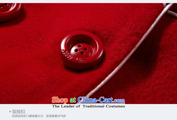 Sunny Pik Lam 2015 autumn and winter new products female lapel Lok shoulder long-sleeved double-in long wool coat RED M pictures?, prices, brand platters! The elections are supplied in the national character of distribution, so action, buy now enjoy more preferential! As soon as possible.
