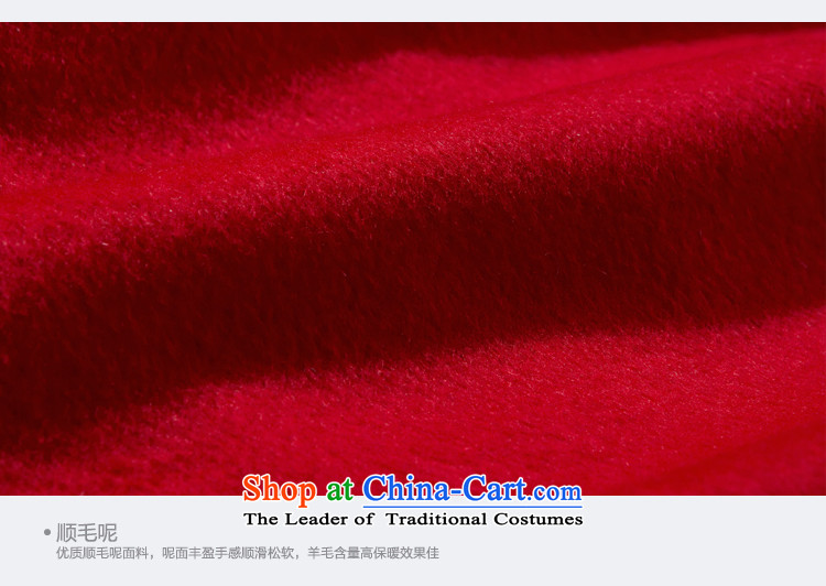 Sunny Pik Lam 2015 autumn and winter new products female lapel Lok shoulder long-sleeved double-in long wool coat RED M pictures?, prices, brand platters! The elections are supplied in the national character of distribution, so action, buy now enjoy more preferential! As soon as possible.
