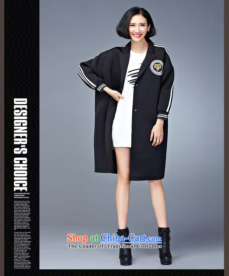 Mr James TIEN Yi Won windbreaker women larger female 200 catties jacket extra thick people dress chubby woman thick sister lax with graphics, increase to thin female winter clothing black large numbers are Code 100 to 200 catties can penetrate picture, prices, brand platters! The elections are supplied in the national character of distribution, so action, buy now enjoy more preferential! As soon as possible.