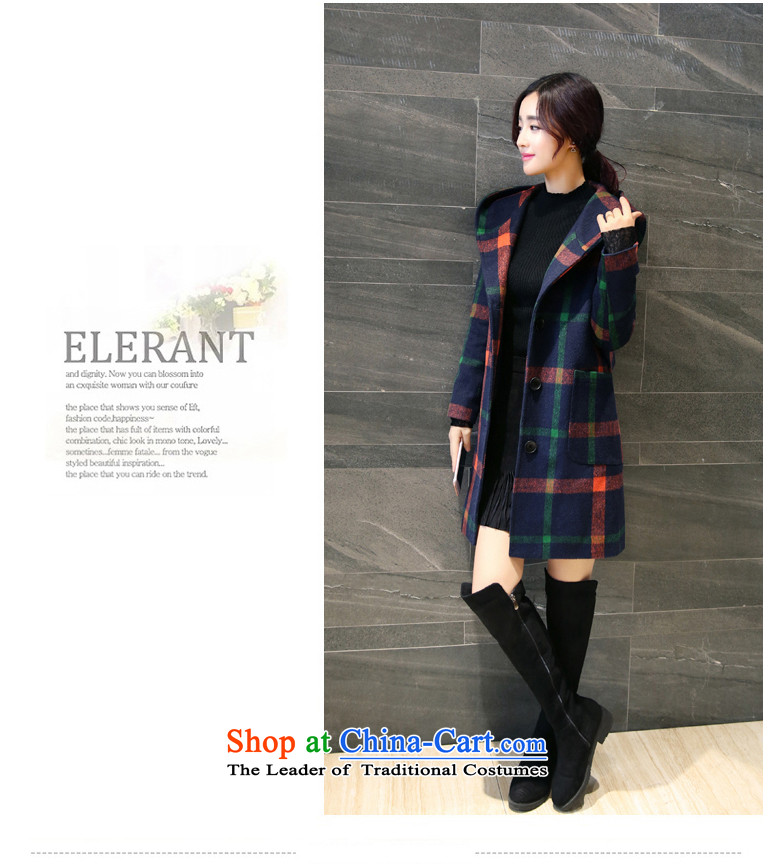 Yun Feng 2015 autumn and winter coats Korean? The New Sau San? coats girl handing gross in long hair stylish girl red and yellow jacket?. L photo, prices, brand platters! The elections are supplied in the national character of distribution, so action, buy now enjoy more preferential! As soon as possible.