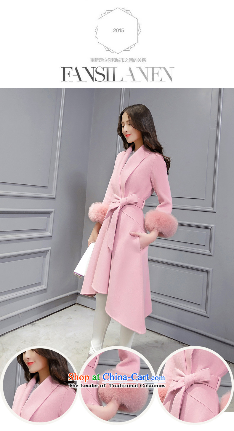 Scented Winter 2015 new urban elegance with a solid color Sau San Mao jacket V1798? pink M picture, prices, brand platters! The elections are supplied in the national character of distribution, so action, buy now enjoy more preferential! As soon as possible.